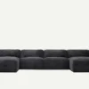 VILLINKI modulaarinen u-kulmasohva